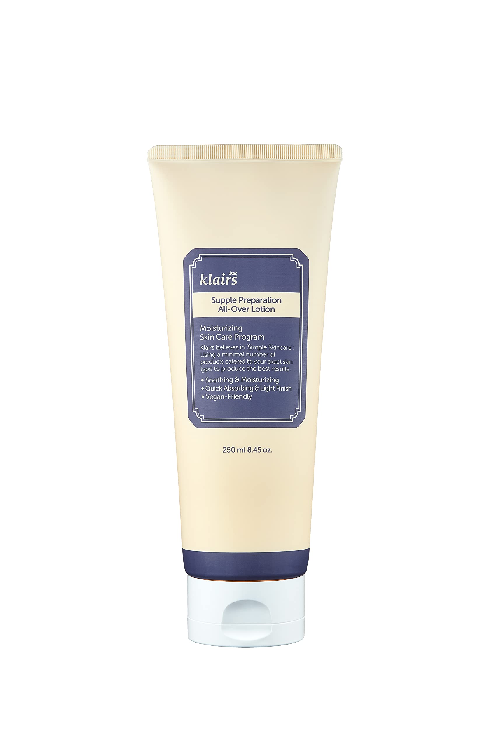 [KLAIRS] Supple Preparation All-over lotion, face and body moisturizer, 250ml, 8.45oz