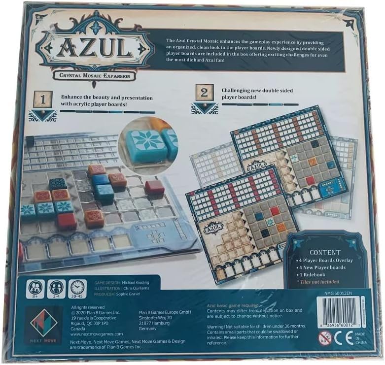 Juego de Mesa Next Move Games Azul Vidrio para 2 a 4 Jugadores