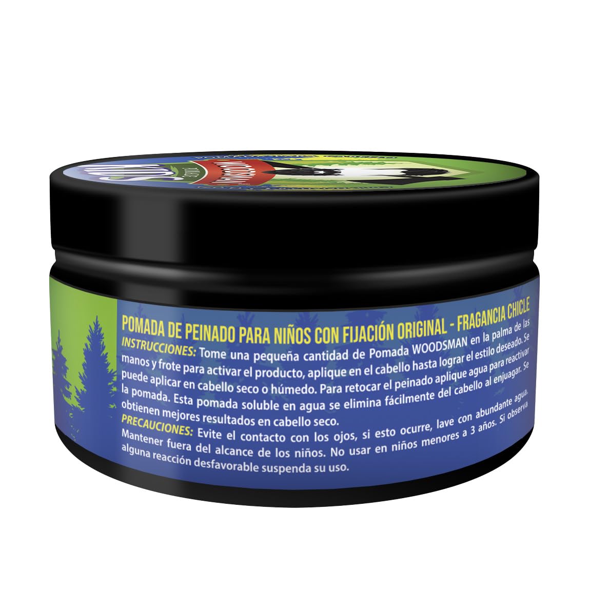 Woodsman - Pomada para Cabello para Niños Aroma Chicle 113g (4oz.)