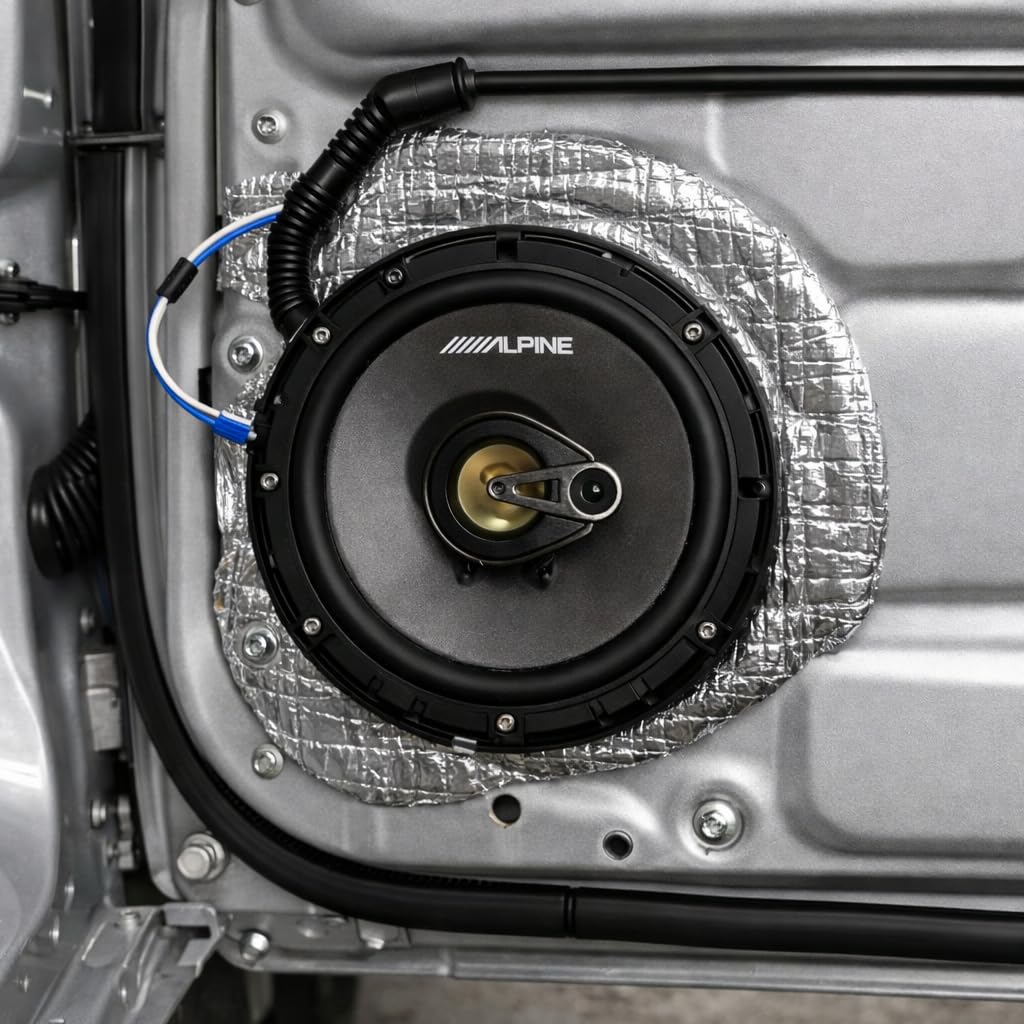 Alpine SPB-65 Bocinas 6.5” Coaxiales de 3 Vías – 150W Máx / 50W RMS, 4Ω – Audio Potente y definido, Ideal para Sistemas de Sonido automotriz de Alta Calidad