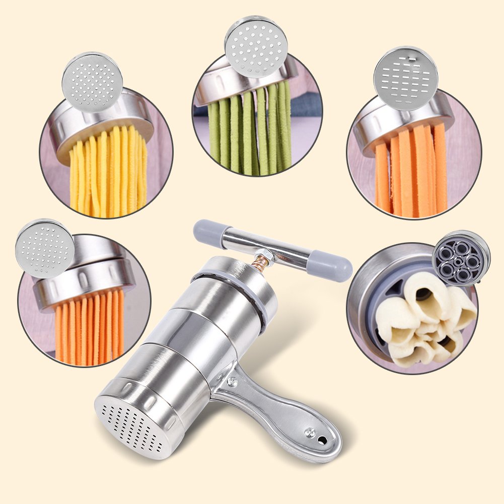 Máquina de Pasta, máquina de Pasta portátil, exprimidor de Pasta de acero inoxidable manual, máquina para hacer presión