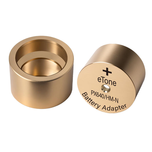 eTone PX640 - Adaptador de batería para cámaras de película clásico, fabricado en cobre, adaptador perfecto para baterías Yashica Electro GX y A675/LR44/SR44