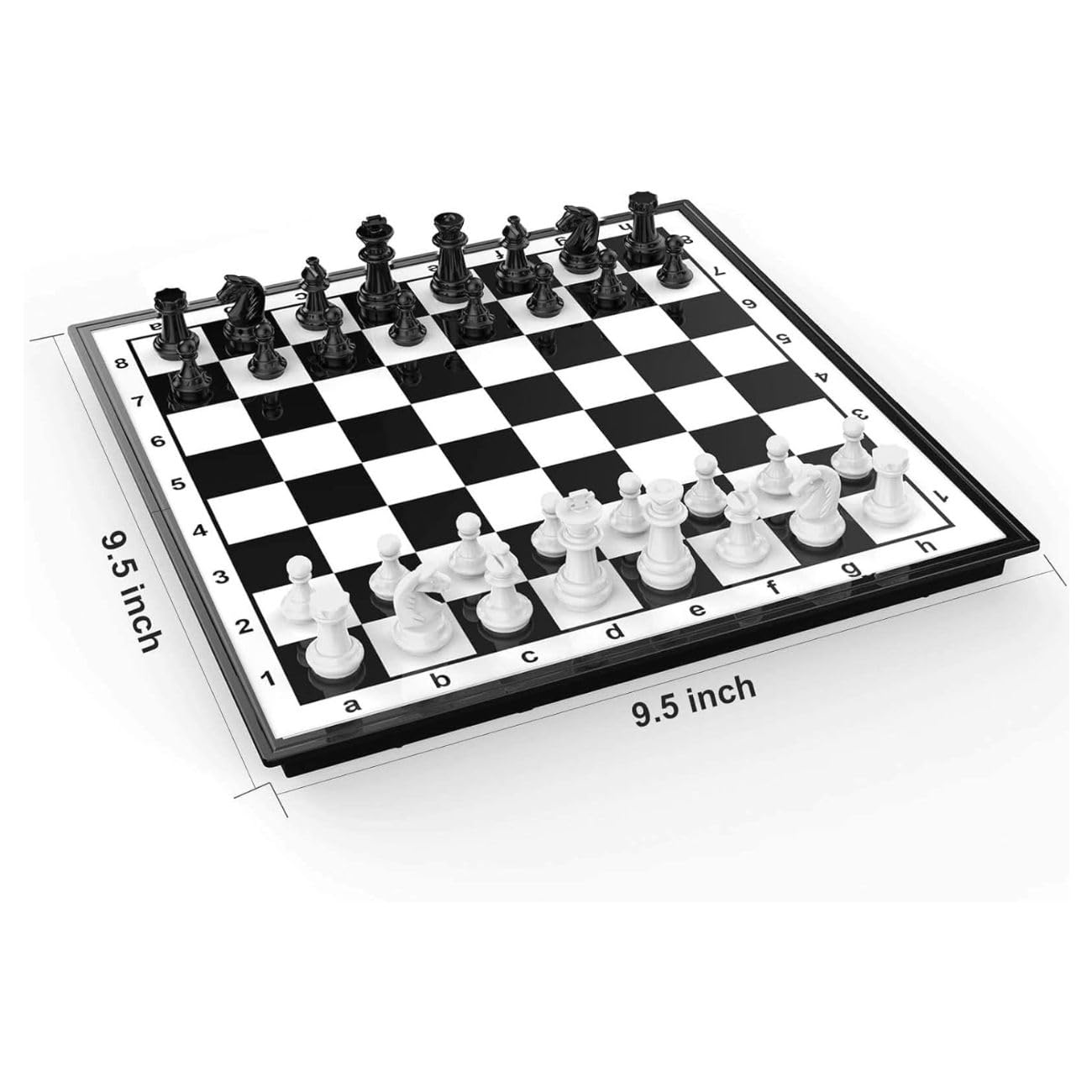 Tablero de Ajedrez Magnético Timotech Profesional Plegable para Niños y Adultos