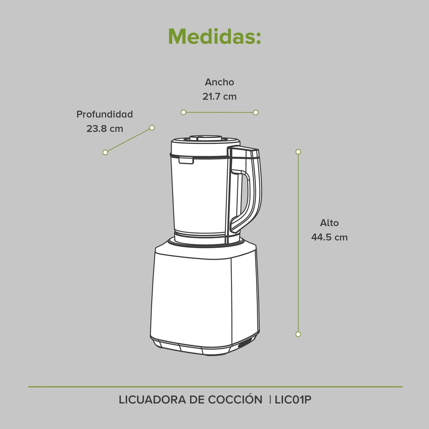 AVERA Licuadora profesional digital 4 en 1 con vaso de vidrio borosilicato de 1.7 L Resistente a 450°C, 1200 W, 10 Velocidades y 12 Funciones | LIC01P