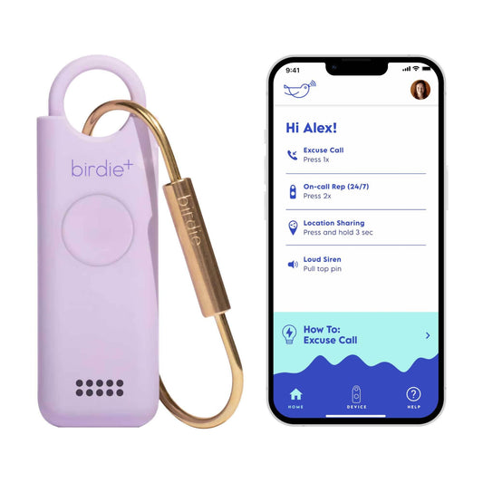 Alarma de Seguridad Personal Birdie Inteligente Rosa para Mujer