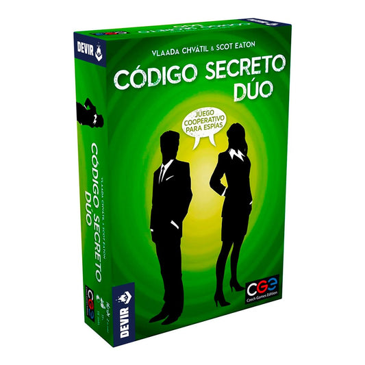 Devir - Código Secreto Dúo, Juego de mesa con Amigos, Juego para fiestas, para 2 Adultos (BGCOSED)