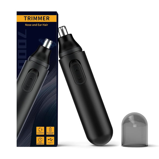Recortadora de Pelo 4 en 1 Recargable USB de Acero Inoxidable para Hombre