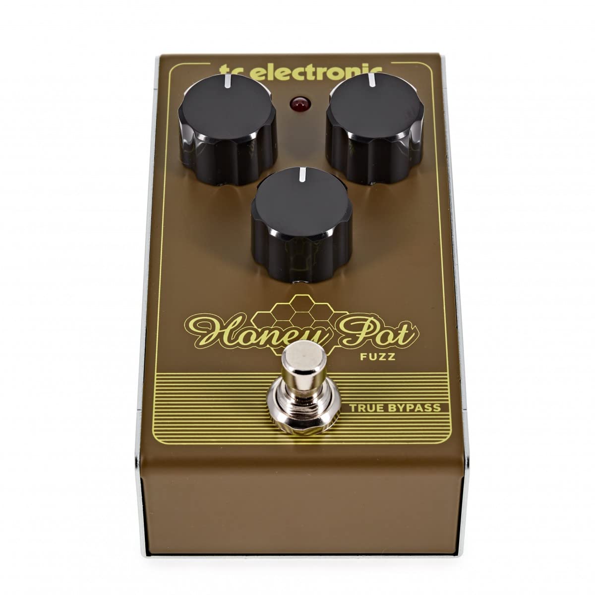 Pedal de Efectos TC Electronic HONEY POT FUZZ clásico con Tonos Masivos y Sustain Duradero