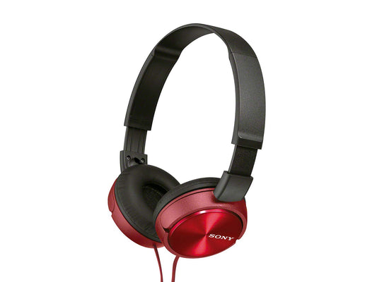 Audífonos de Diadema Sony Rojo Plegables con Micrófono