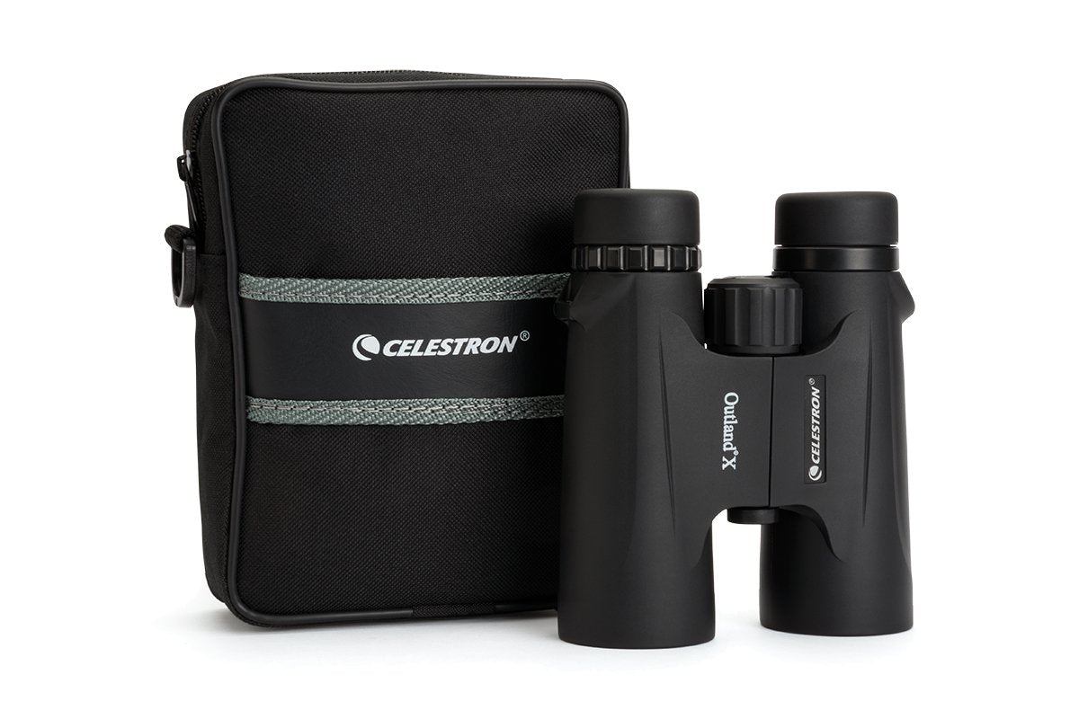 Celestron – Outland X 10x42 Binoculars – Waterproof & Fogproof Binoculars – Full-Size Binoculars for Adults with 10x Magnification – Multi–Coated Optics and BaK–4 Prisms – Protective Rubber Armoring