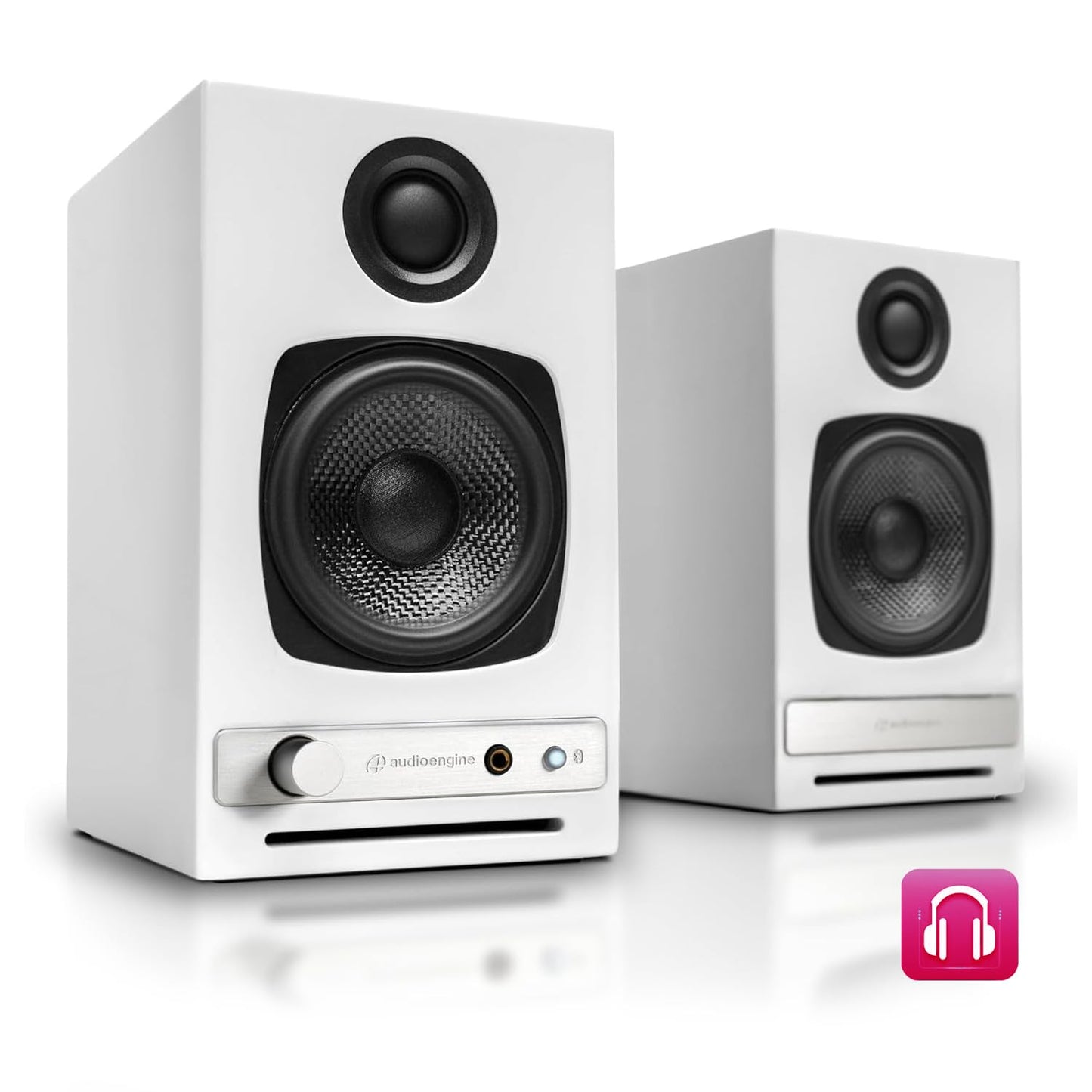 Audioengine Altavoces de Escritorio inalámbricos Bluetooth A2 HD: Bocinas para mi Computadora de 60 W para música y Juegos