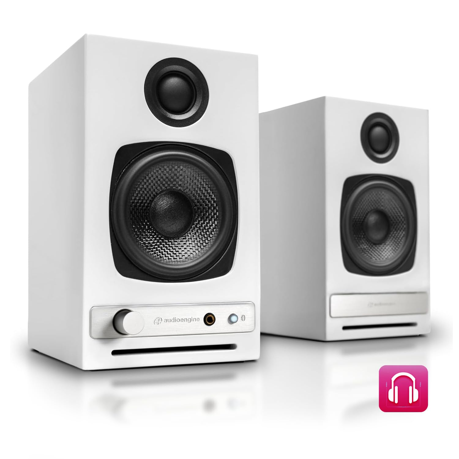 Audioengine Altavoces de Escritorio inalámbricos Bluetooth A2 HD: Bocinas para mi Computadora de 60 W para música y Juegos