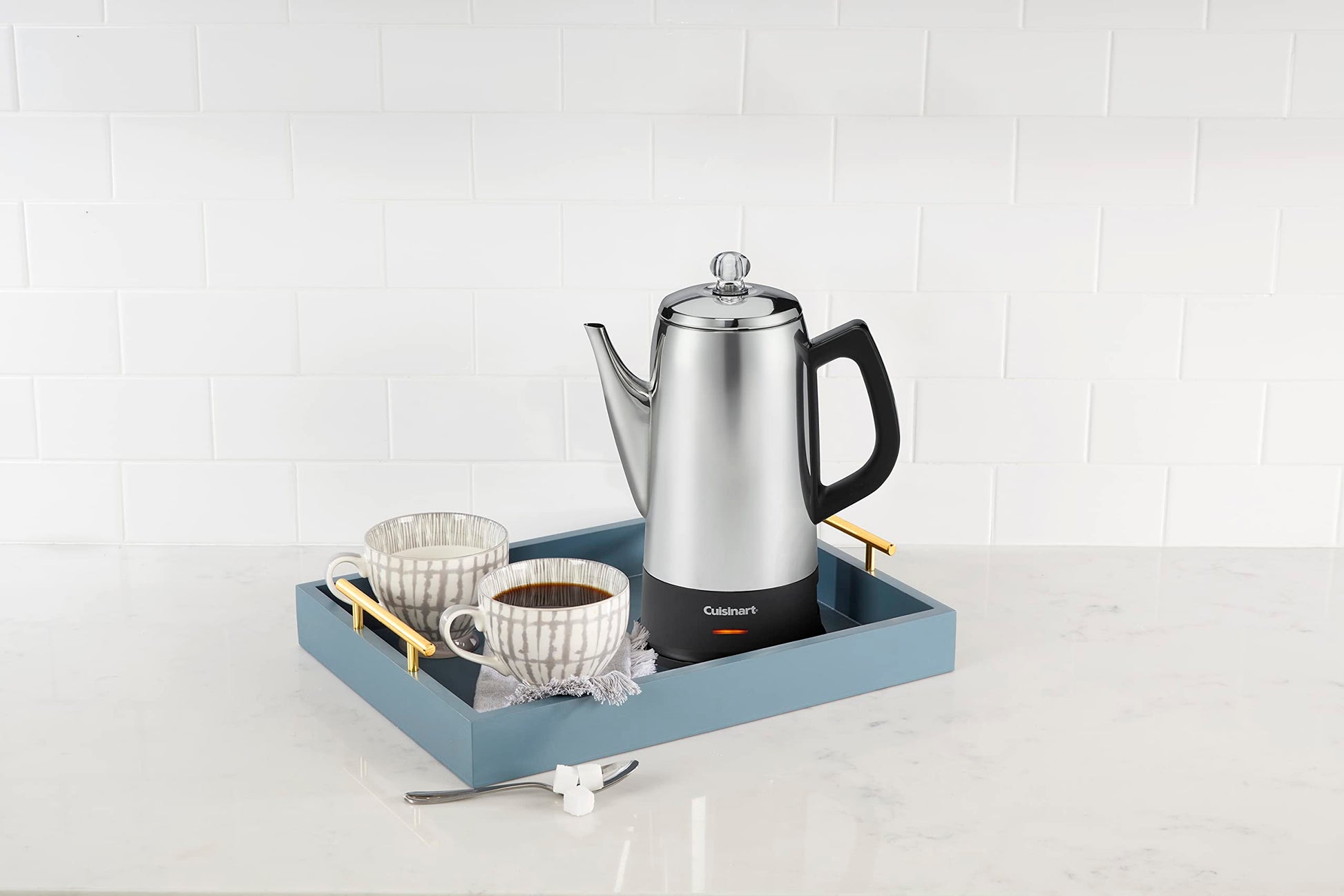 Cuisinart Classic - Percolador de 12 tazas, PRC-12N, acero inoxidable