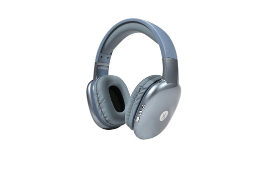 Audífonos De Diadema Inalámbricos XPOWER Azul con Bluetooth y Botones Multifunción