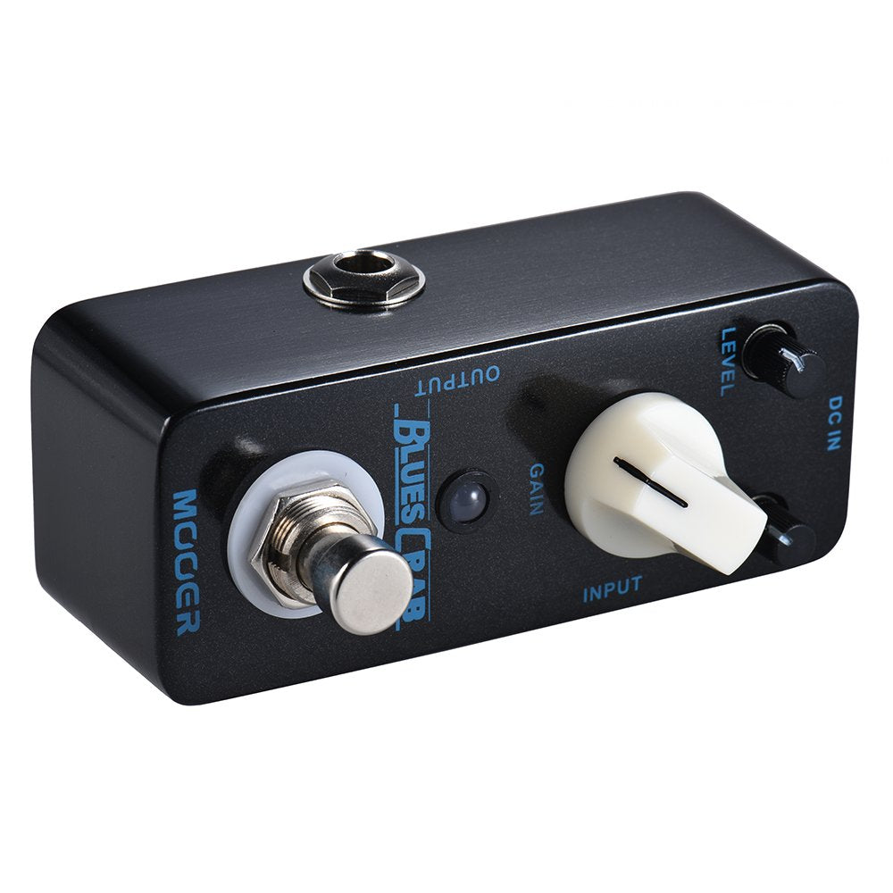 Pedal de Efectos Blues Crab Multicolor True Bypass Completamente Metálica para Guitarra