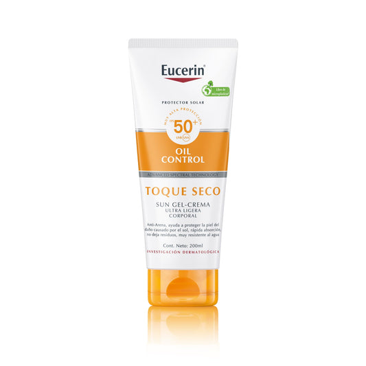 Eucerin Toque Seco FPS 50+ 200ml | Protector Solar Ideal Piel Mixta
