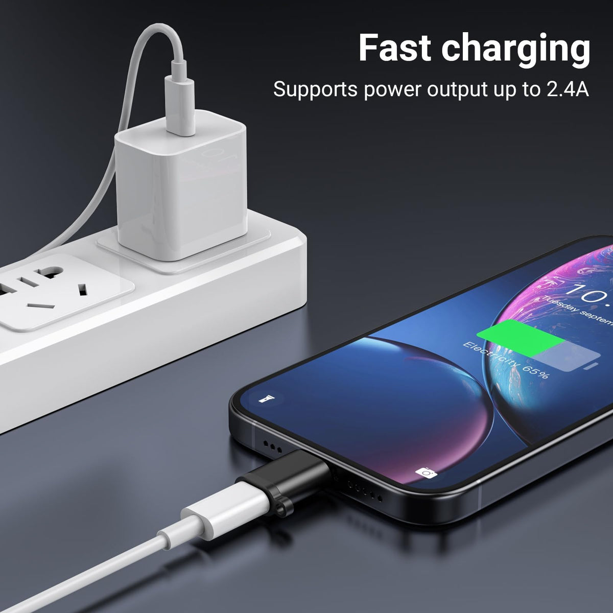 Adaptador USB C a Micro USB Fidioto Compatible con Carga y Transferencia de Datos