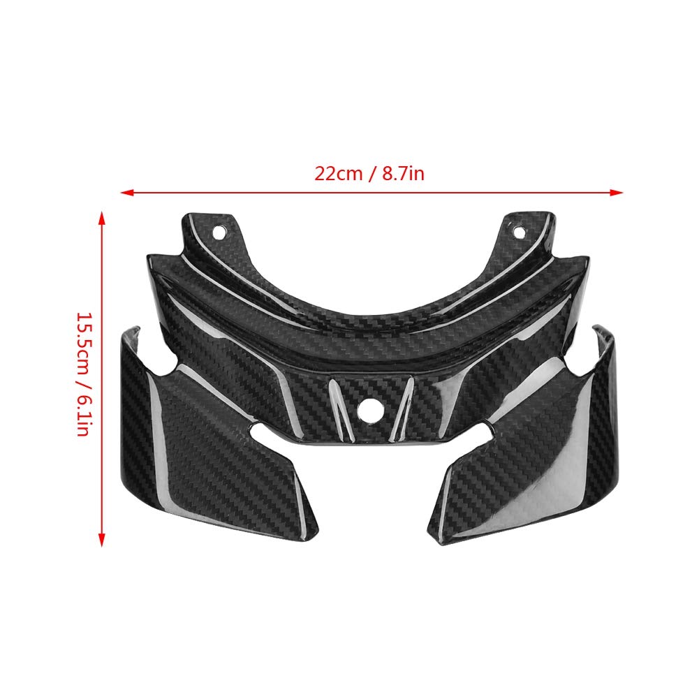 Acouto Cubierta de protecci de la luz trasera de la motocicleta de fibra de carbono para MT-10/FZ-10 2016-2018 accesorios de la motocicleta