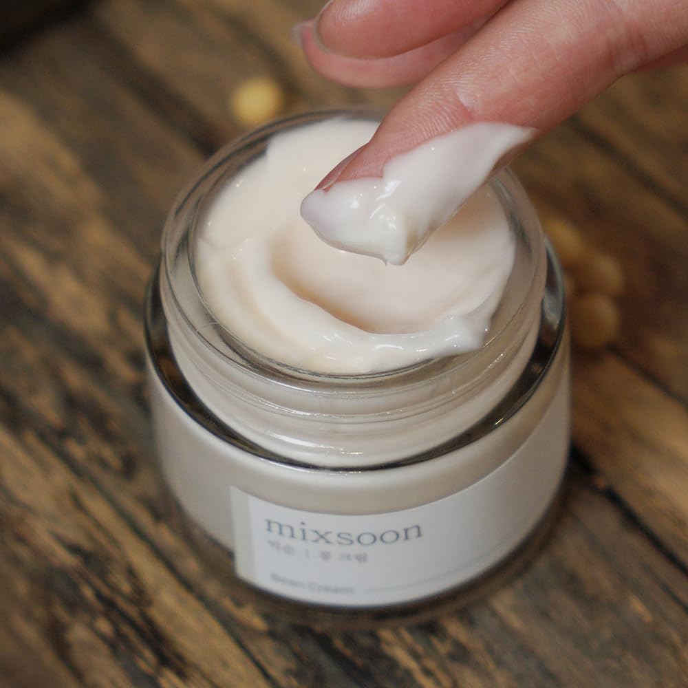[Mixsoon Bean Cream 1.69 fl oz / 50ml | Soybean Extract & Rich Nutrients for Deep Moisturizing and Pore and Sebum care | Cruelty-free