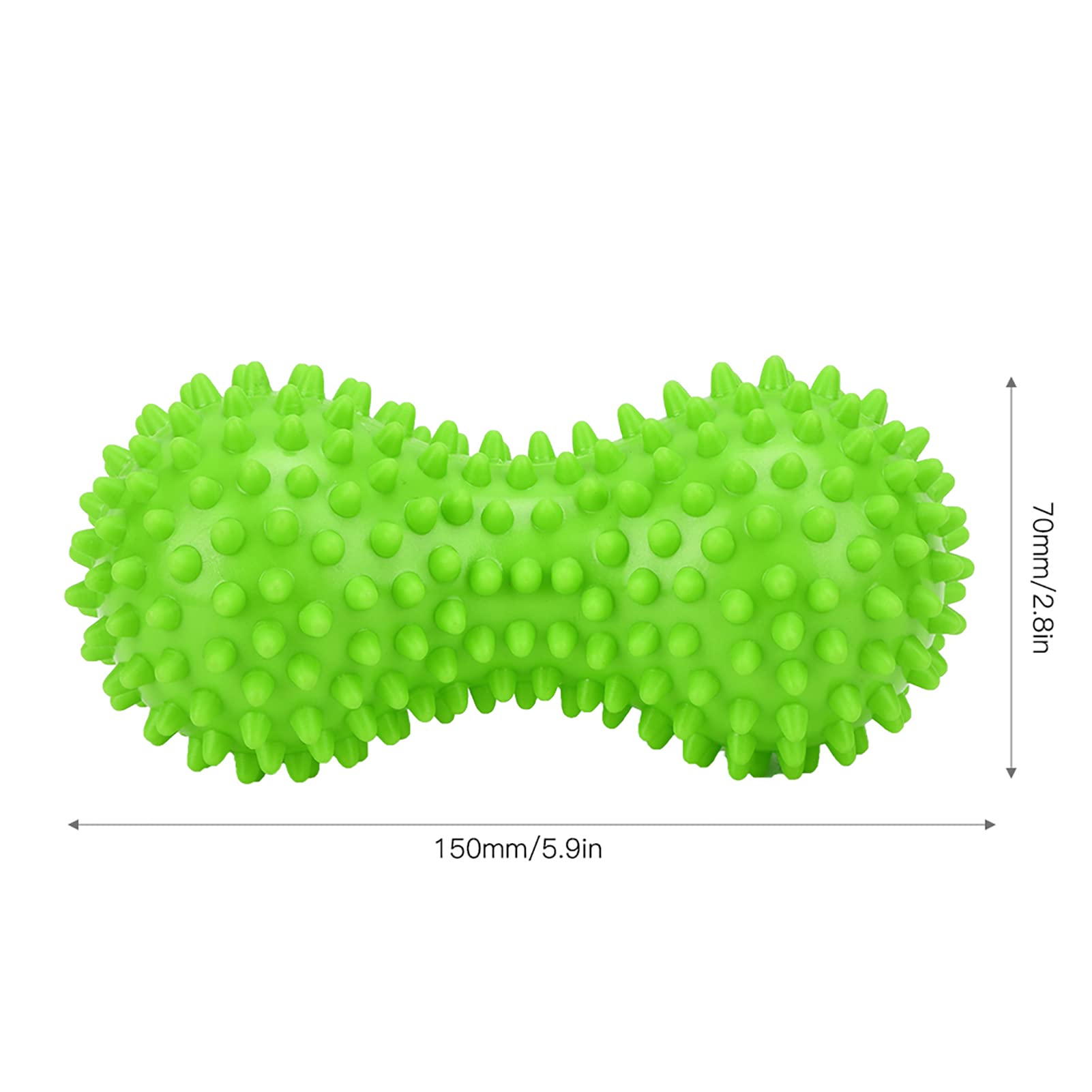 Leftwei Bola de Masaje de Punta, Bola de Ejercicio de Bola de Masaje para Entrenamiento Corporal para Yoga(Green)