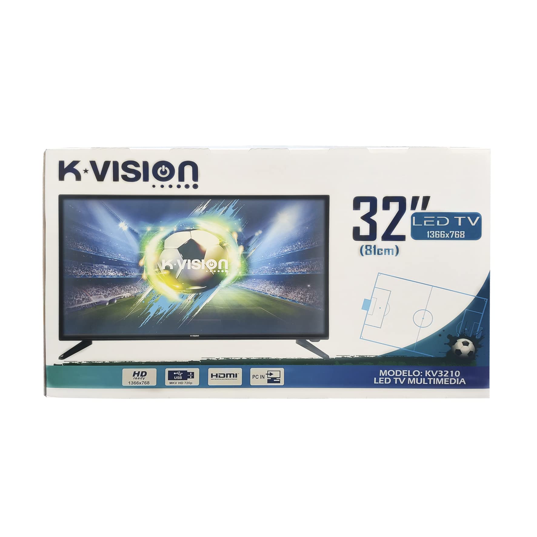 Pantalla LED HD K-VISION 32 Pulgadas Modelo KV3210