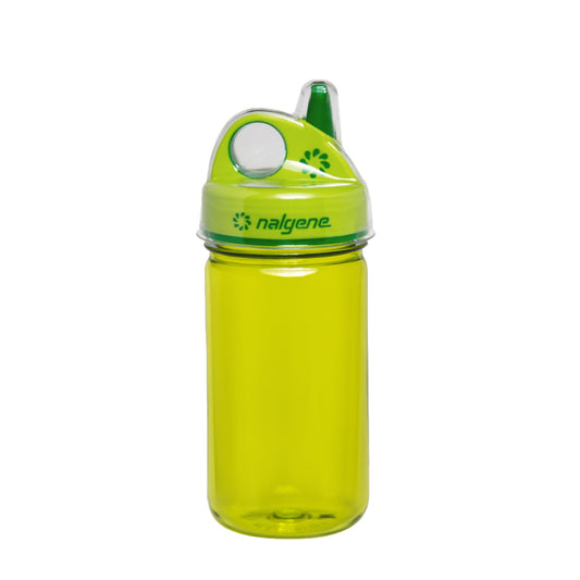 Botellas de Agua Grip-N-Gulp Nalgene Kids Reutilizables Verdes para Niños 12 Onzas