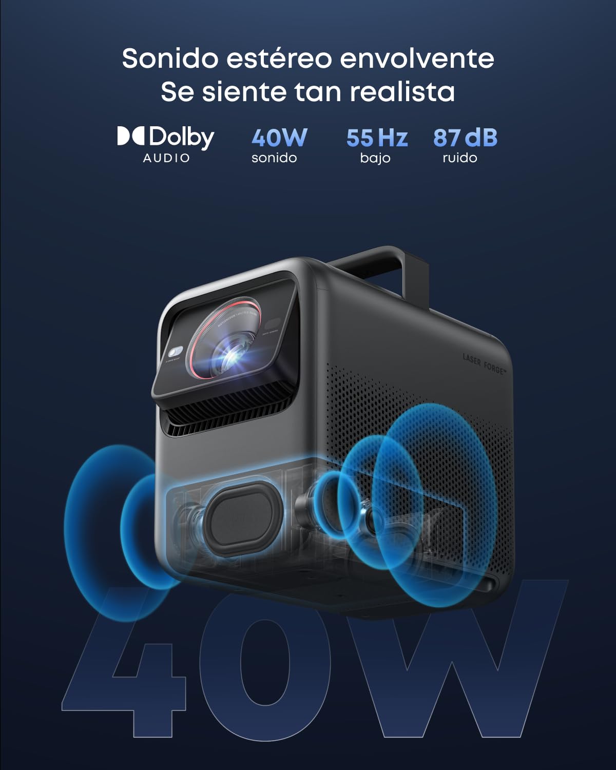 Nebula Soundcore X1 Proyector Portátil