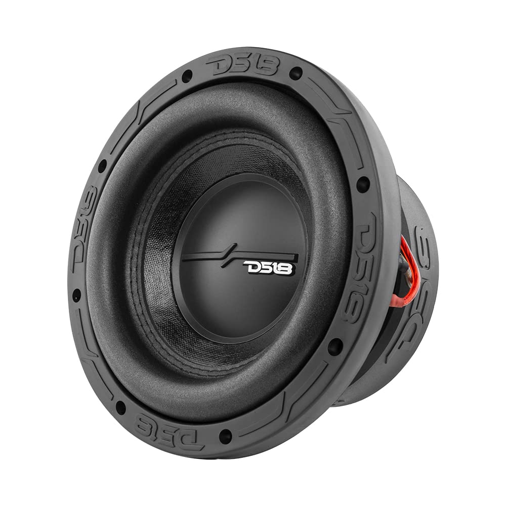 DS18 ZR8.4D Elite-Z - Subwoofer de Audio para Coche de 8 Pulgadas, Bobina de Voz Dual de 900 W, DVC de 4 ohmios y 4 ohmios (1 Altavoz)