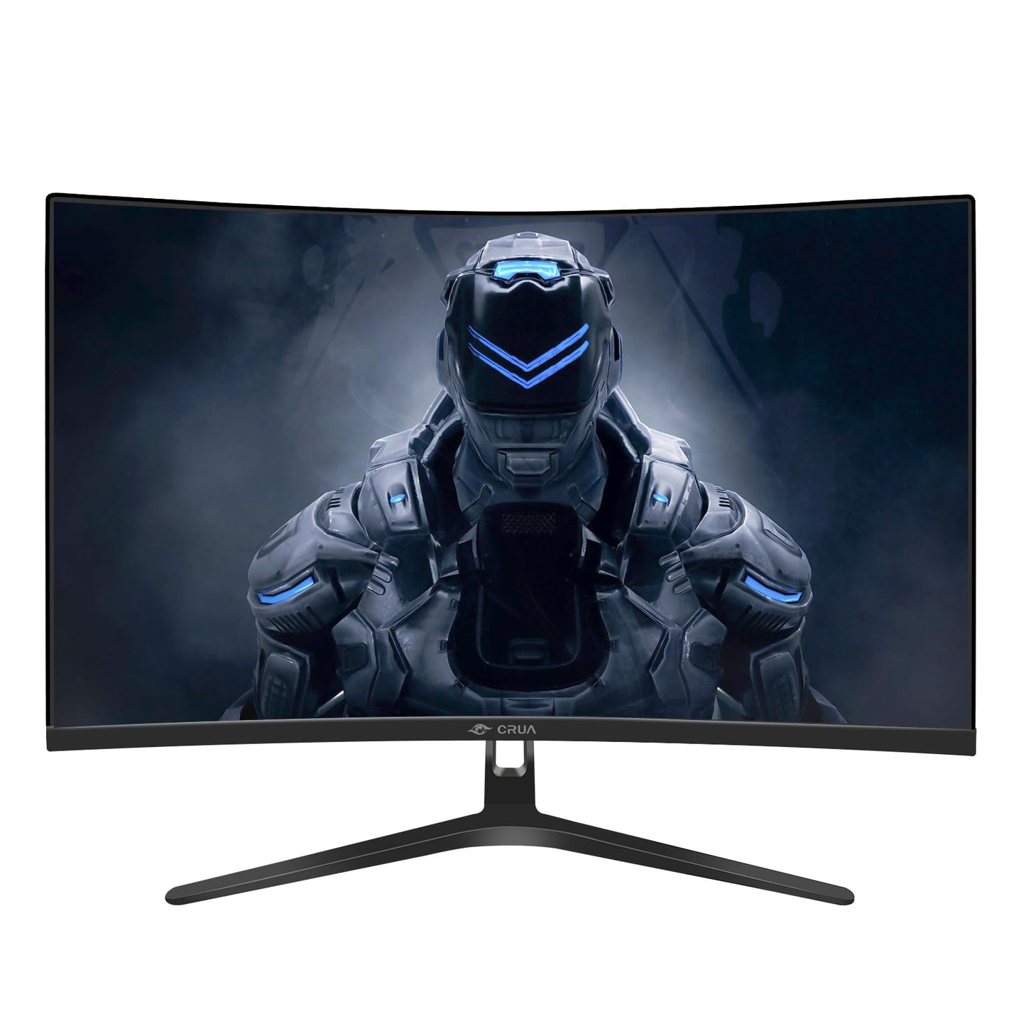 CRUA - Monitor curvo de 27 pulgadas para juegos, 144 Hz/165 Hz, Full HD 1080P 1800R, sin marco, 1ms GTG con FreeSync, desenfoque de movimiento bajo, cuidado de ojos, VESA, DisplayPort, HDMI, negro