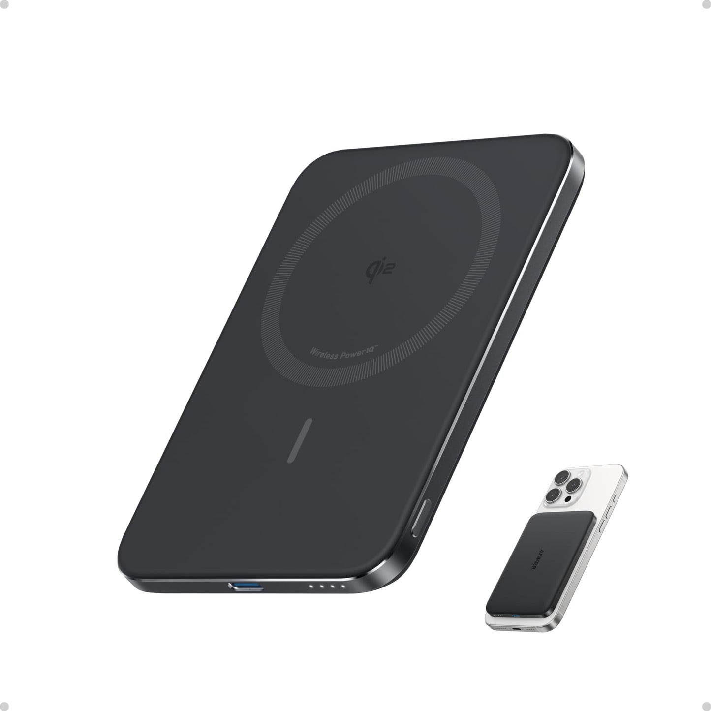 Batería Anker Nano 5.000mAh Ultradelgada Compatible con MagSafe iPhone