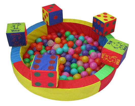 DIDJIG Alberca de Pelotas con 100 Pelotas + Cubo de Regalo