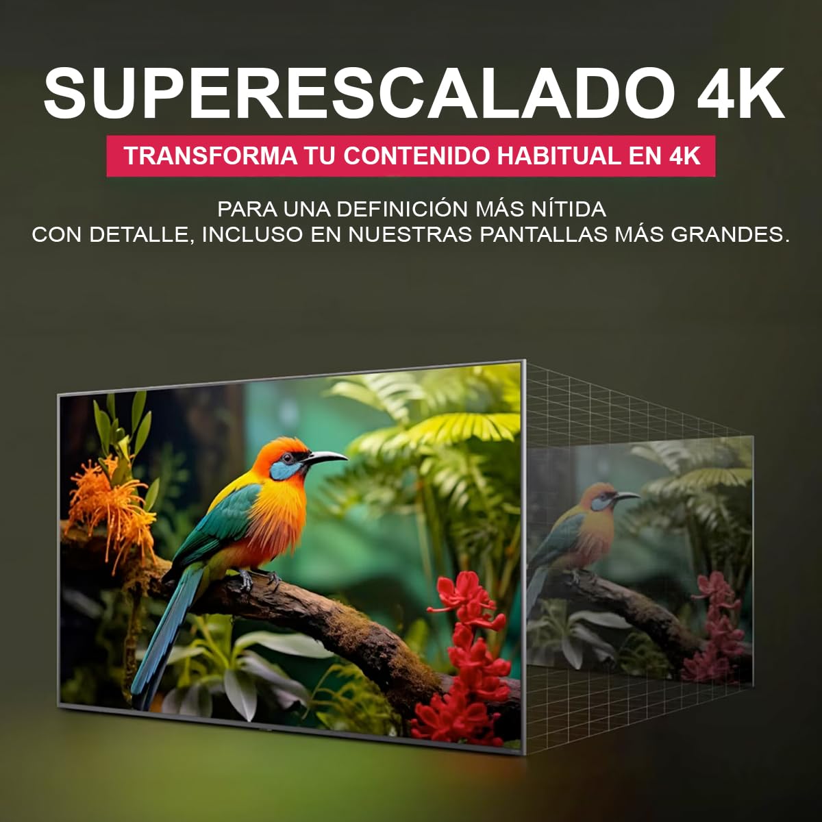 LG Smart TV LED 4K Ultra HD de 43" Pulgadas con ThinQ AI, Active HDR, Sonido AI Pro - 43UA7500ZUA (Reacondicionada)