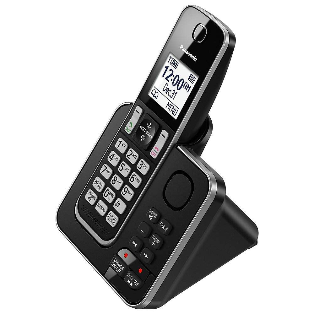 Panasonic KX-TGD392CB inalámbrico contestador automático Negro 2 Auriculares (Reacondicionado)