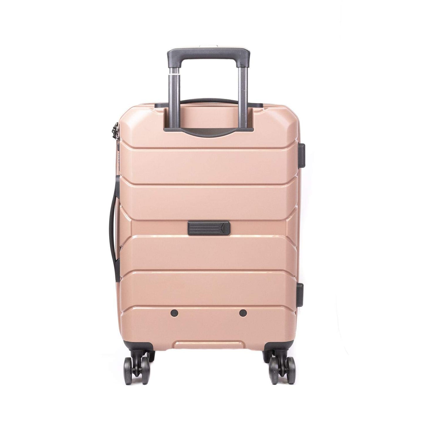 Maleta De Cabina Miguel Petacas Rosa Con Amplio Compartimento y Candado De Combinación