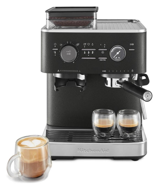 KitchenAid KES6551 Máquina de Café Espresso Semiautomática con Molino de Café