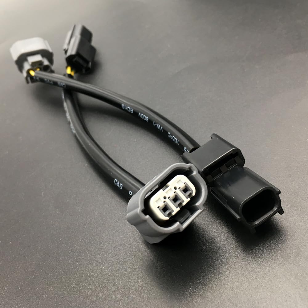 Adaptadores LED DRL LIZAPUS Blancos Compatibles con Honda Accord 2013-2015 4cyl con Conector de Haz Alto