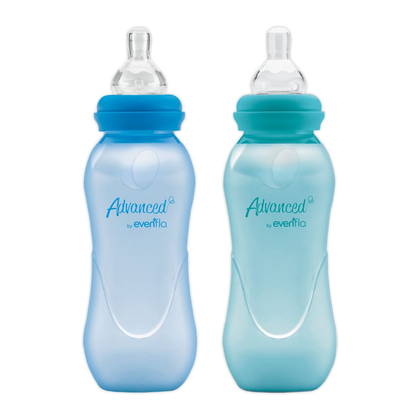 Biberón Anticólicos Evenflo Azul Teal Flujo Medio para Niño