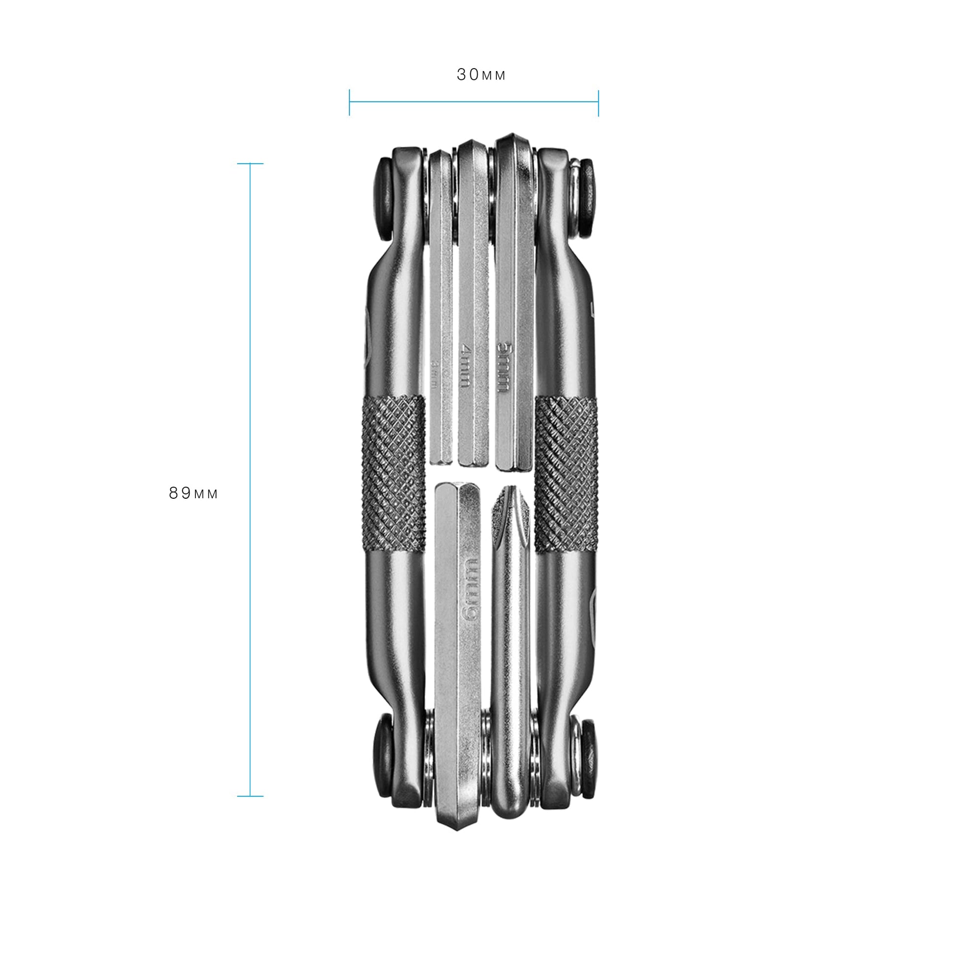 Crankbrothers M5, Herramienta de Bicicleta de la Serie M, níquel, Talla única