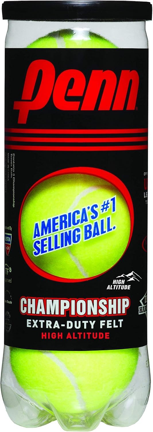 Pelotas de Tenis Penn Championship Alta Altitud Fieltro Extra Resistente