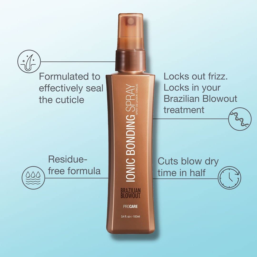 BRAZILIAN BLOWOUT Ionic Bonding Spray, 3.4 Fl. Oz.