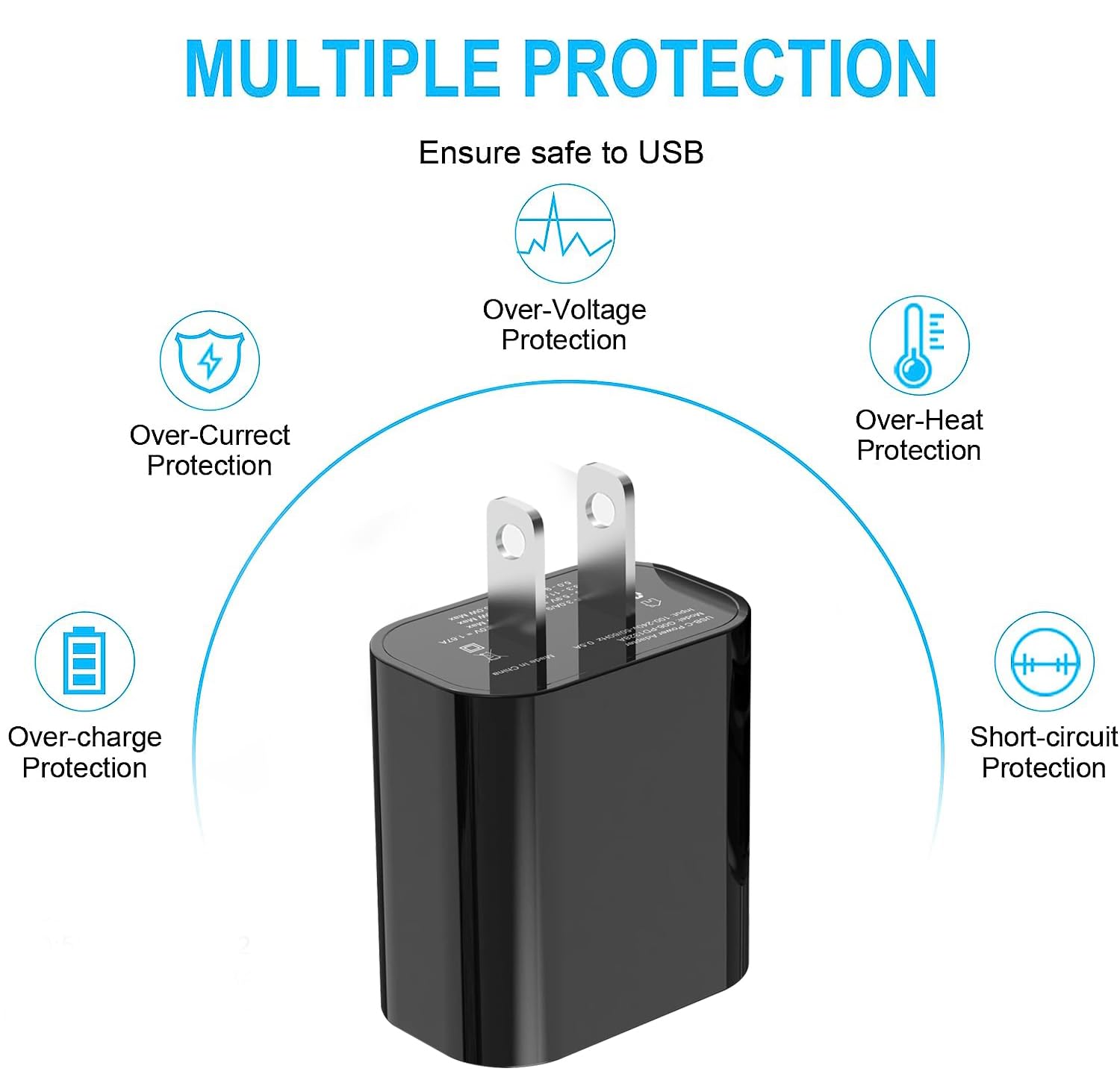 Cargador de pared de 5 pies para control remoto solar de Samsung, control remoto de TV y cargador remoto inteligente de TV, cable de alimentación