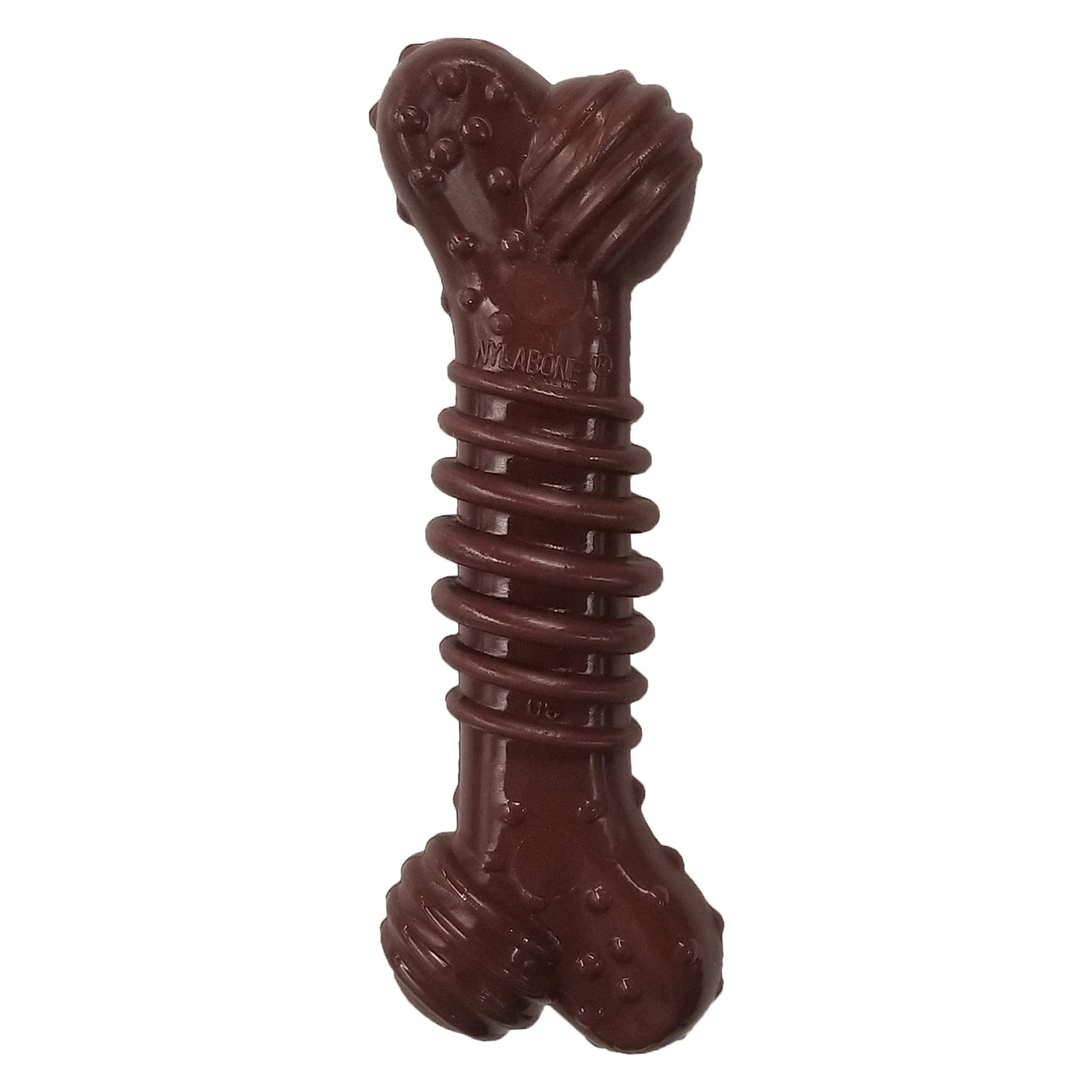 Juguete Masticable Texturizado Nylabone Dura Chew Sabor Hueso Medley Lobo Medio