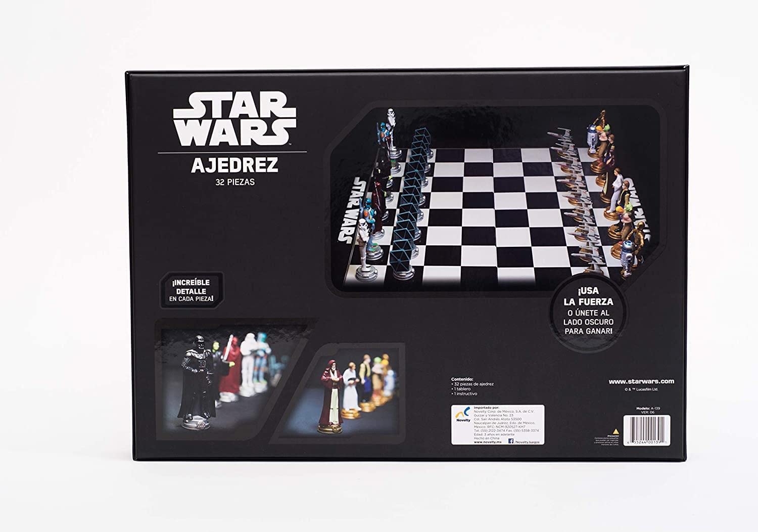 Ajedrez Novelty Corp Star Wars Edición Especial 3D Coleccionable