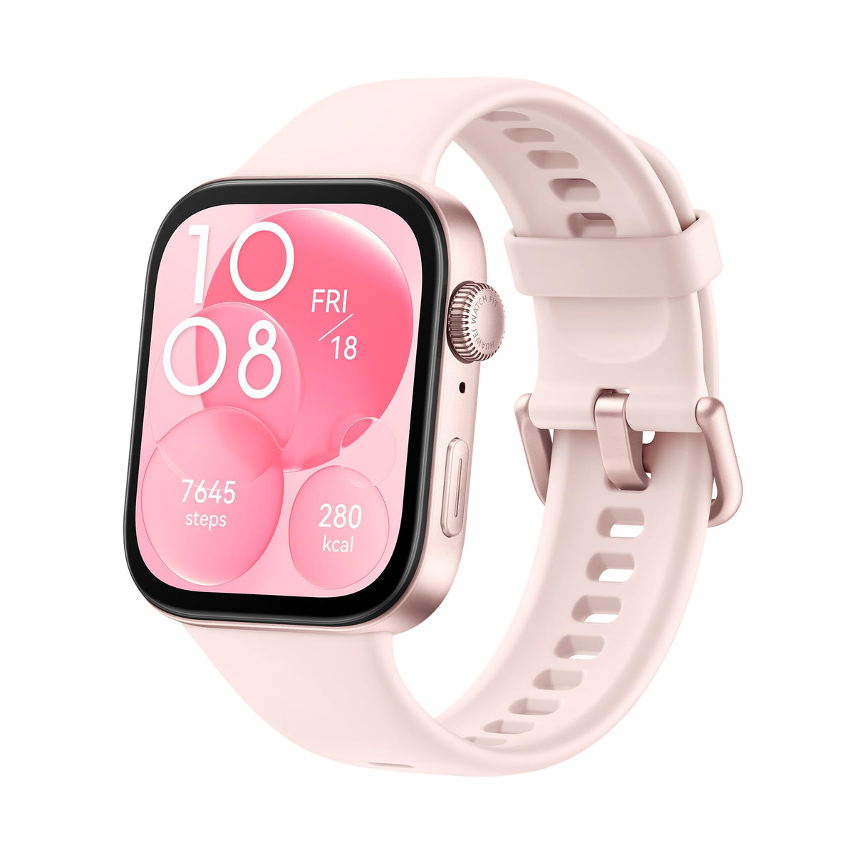 Reloj Inteligente Huawei Rosa Suave con Pantalla AMOLED y Diseño Ultradelgado