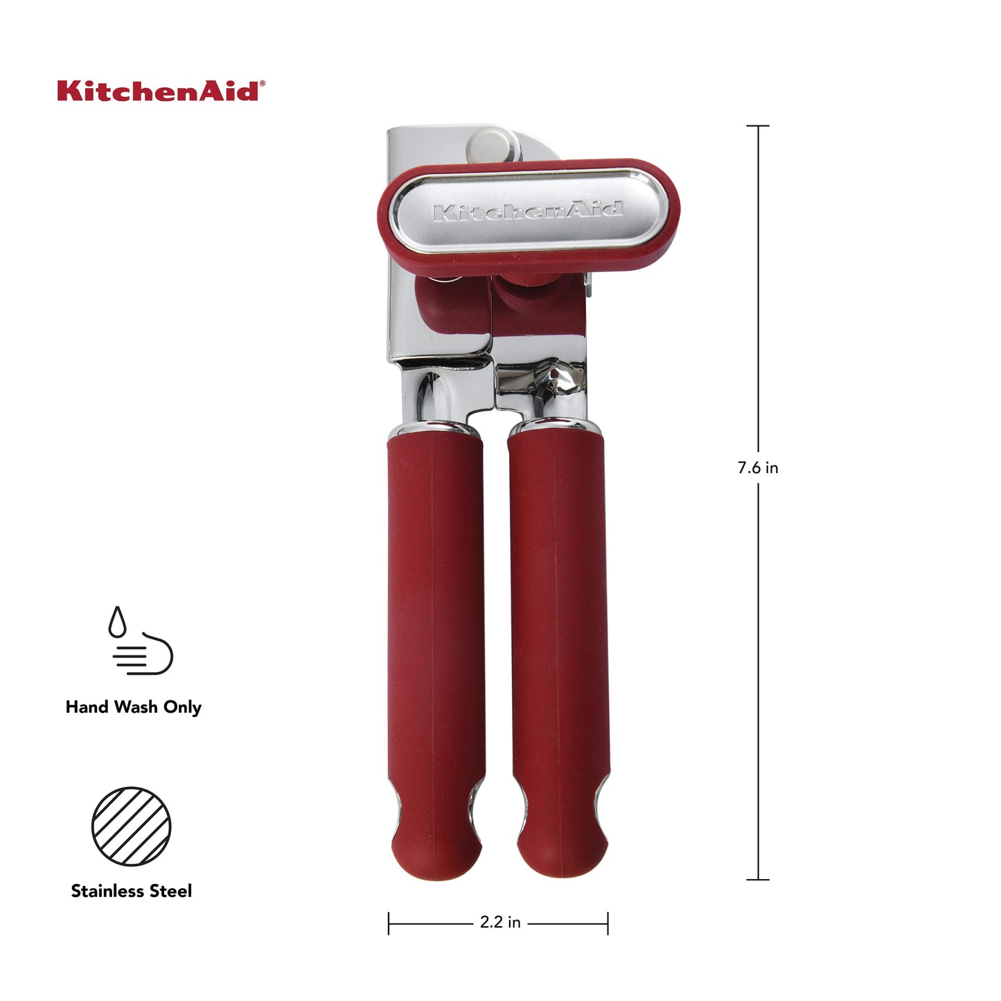 KitchenAid abrelatas, Rojo, 8 pulgadas, 1