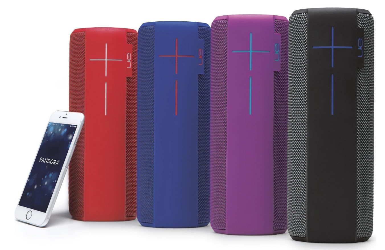 Ultimate Ears UE MEGABOOM - Altavoz inalámbrico Bluetooth impermeable y a prueba de golpes, ciruela (reacondicionado)