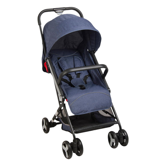 Bebesit Carriola para bebe Flex - Reclinable - Carriola de Baston Ligera con Cinturón de 5 puntos - Recién Nacidos a 4 Años o hasta 15 kilos - Compacta, Liviana y Plegable - Carriola de Viaje
