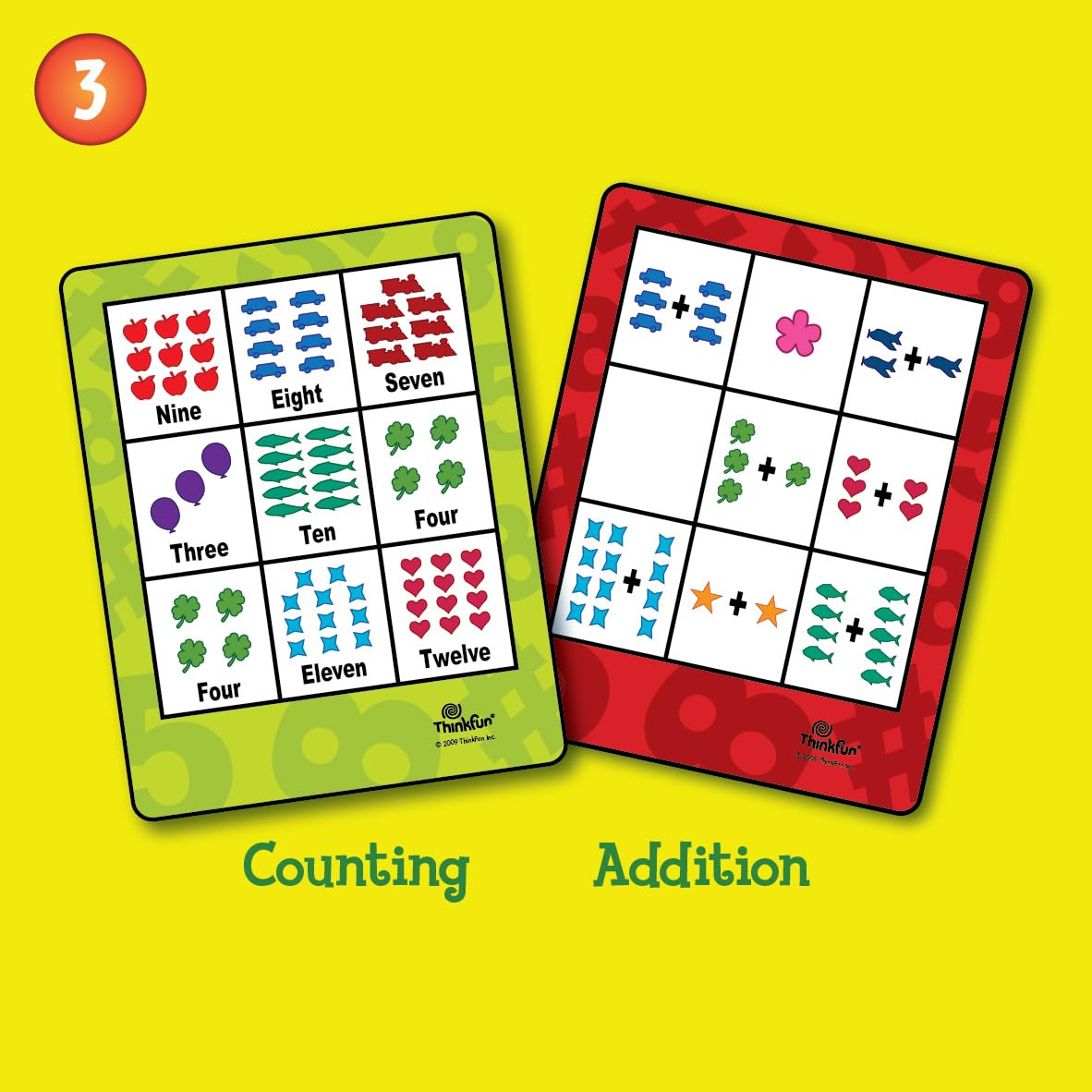 Juego de Bingo ThinkFun 1-2-3 Números para Mayores de 4 Años Ganador del Premio