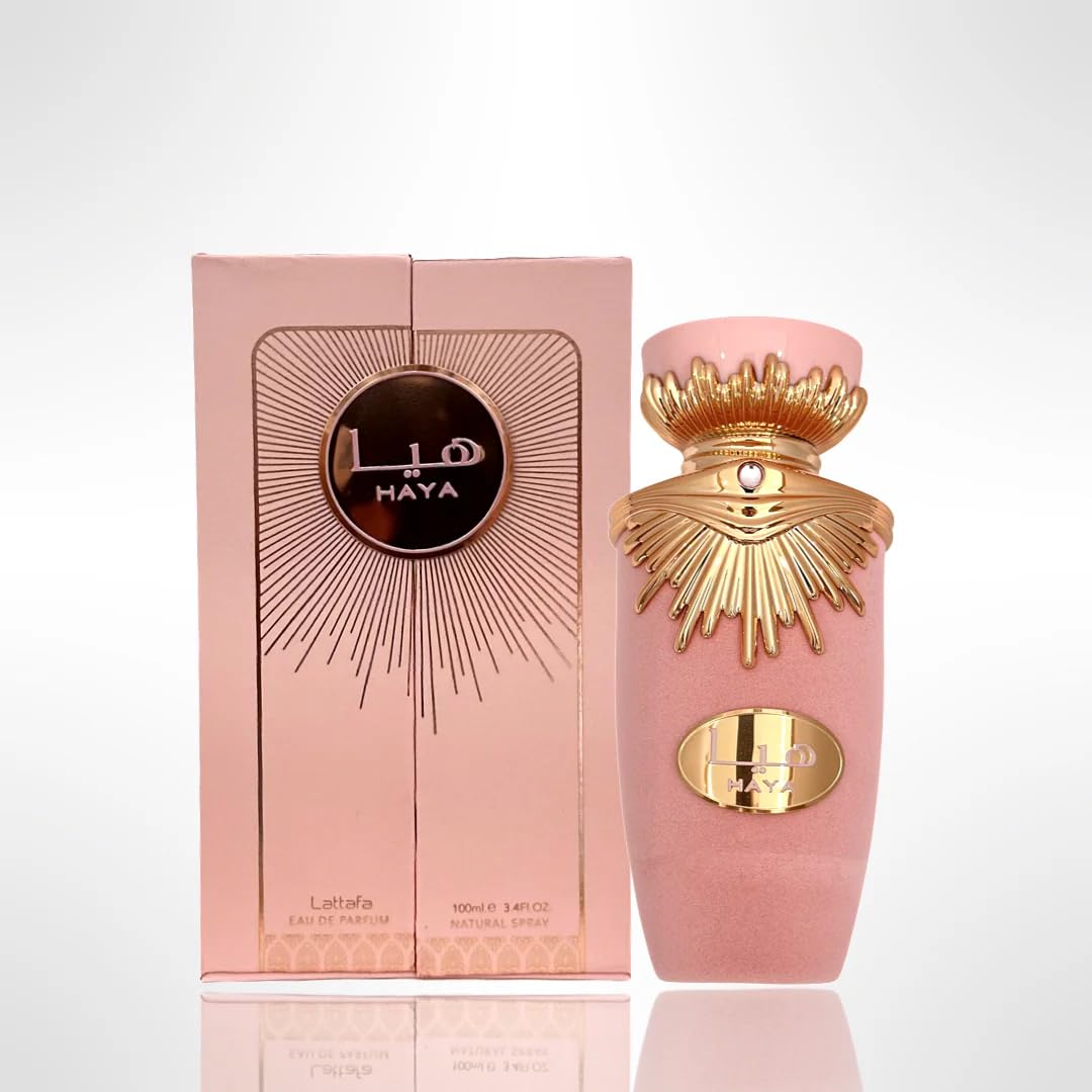 Lattafa Haya for Women Eau de Parfum Spray, 3.4 Ounce