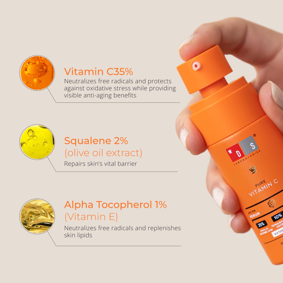 DS Laboratories | Pure Vitamin C35% Perfecting+Brightening